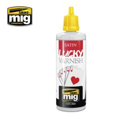 Ammo Mig 60ml Satin Lucky Varnish # 2052