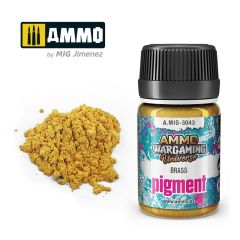 Ammo 35ml Wargaming Pigment - Brass # 3043