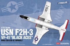 Academy 1/72 McDonnell F2H-3 Banshee USN VF-41 "Black Aces" # 12548