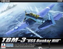 Academy 1/48 Grumman TBM-3 Avenger "U.S.S. Bunker Hill" # 12285