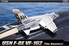 Academy 1/72 USN F-8E Crusader VF-162 "The Hunters" # 12521 - Plastic Model Kit
