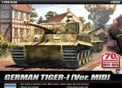 Academy 1/35 GERMAN TIGER-I  Ver. MID # 13287 - Plastic Model Kit