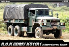 Academy 1/35 R.O.K. ARMY K511A1 2.5ton Cargo Truck Academy #13293