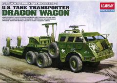 Academy 1/72 U.S. Tank Transporter Dragon Wagon # 13409 - Plastic Model Kit