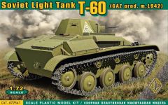Ace 1/72 Russian T-60 light tank (GAZ prod., m.1942) # 72541