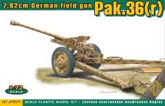Ace 1/72 Pak.36(r) 7.62cm. German field gun # 72571