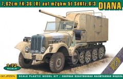 Ace 1/72 Sd.Kfz.6/3 DIANA 7.62cm FK.36 (R) on mZgkw 5t # 72574