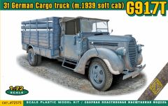 Ace 1/72 G917T 3t German Cargo truck (m.1939 soft cab) # 72575
