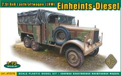 Ace 1/72 Einheints-Diesel Pritschenwagen (2,5t 6x6 LKW) # 72578