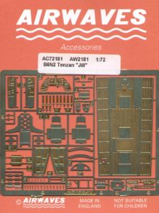Airwaves 1/72 Re-released Nakajima B6N Tenzan 'Jill' # 72181