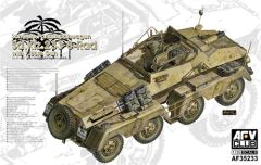 AFV Club 1/35 SdKfz 233 8-Rad with 7.5cm Gun # 35233 - Plastic Model Kit