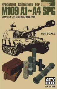 AFV Club 1/35 US Propellant Containers for M109 A1-A4 SPG # 35299