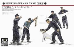 AFV Club 1/35 German Hunting Crew with Dog & Rabbits # 35092 - Plastic Model Kit