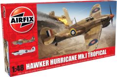 Airfix 1/48 Hawker Hurricane Mk.I Tropical version # 05129 - Model Kit
