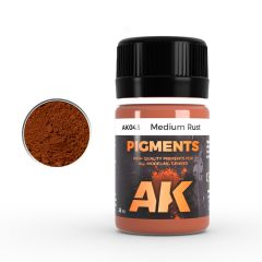 AK Interactive 35ml Medium Rust Pigments # 043