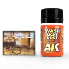 AK Interactive 35ml Light Rust Wash # 046