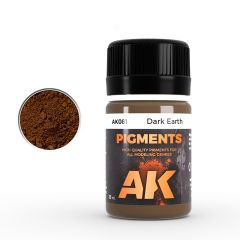 AK Interactive 35ml Dark Earth Pigment # 081