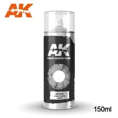 AK Interactive 150ml Great White Base Spray Can # AK1019