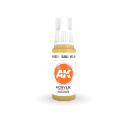 AK Interactive 17ml 3rd Gen Acrylic Sand Yellow # 11035