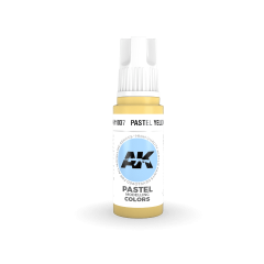 AK Interactive 17ml 3rd Gen Acrylic Pastel Yellow # 11037