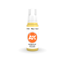 AK Interactive 17ml 3rd Gen Acrylic Pale Yellow # 11038