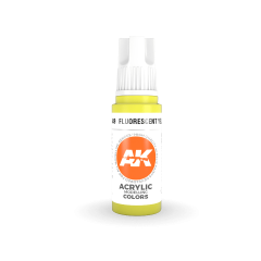 AK Interactive 17ml 3rd Gen Acrylic Fluorescent Yellow # 11049