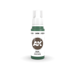 AK Interactive 17ml 3rd Gen Acrylic Dark Green Ink # 11226
