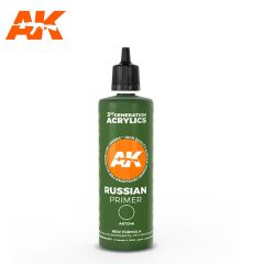 AK Interactive 100ml Russian Green Surface Primer # 11246