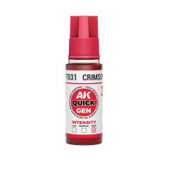 AK Interactive 18ml Quick Gen Colour – Crimson Red # 17031