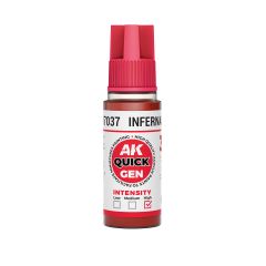 AK Interactive 18ml Quick Gen Colour – Infernal Red # 17037