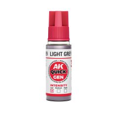 AK Interactive 18ml Quick Gen Colour – Light Grey Shadow # 17039