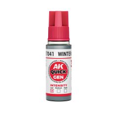 AK Interactive 18ml Quick Gen Colour – Winter Grey # 17041
