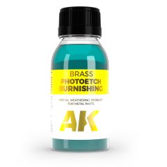 AK Interactive Brass Photoetch Burnishing Fluid # 00174