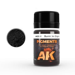 AK Interactive 35ml Burnt Jet Engine Pigment # 2041