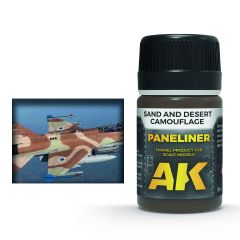 AK Interactive 35ml Paneliner for Sand and Desert Camouflage # 2073