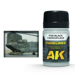 AK Interactive Paneliner for Black Camouflage # 02075