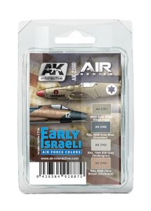 AK Interactive Early Israeli Air Force Colour Set # 2160