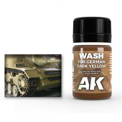 AK Interactive 35ml Dark Yellow Wash # 300