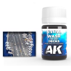 AK Interactive 35ml Wash for Grey Decks # 302