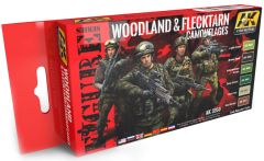 AK Interactive Woodland And Flecktarn Camouflages # 3250