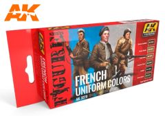 AK Interactive French Uniform Colors Figure Series Set # 3270