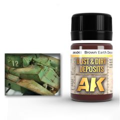 AK Interactive 35ml Brown Earth Deposit # 4063