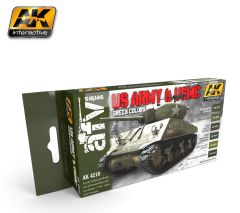 AK Interactive US Army & USMC Green Colors # 4210