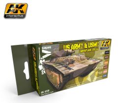 AK Interactive US Army & USMC Camouflage Colors # 4220