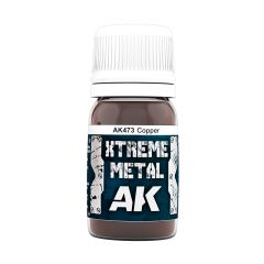 AK Interactive 30ml Extreme Metal Paints - Copper # 473