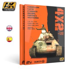 AK Interactive Book - 4X2 Building, Painting & Weathering # 4801