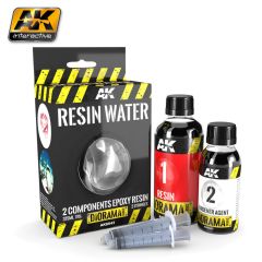 AK Interactive 375ml Resin Water 2-Components Epoxy Resin # 8043