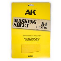 AK Interactive Masking Sheet A4 X 2 # 8211