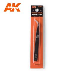 AK Interactive Tweezers Precise curved # 9007