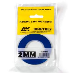 AK Interactive 2mm Masking Tape For Curves # 9182